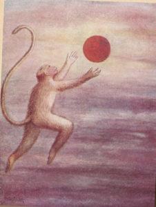 Hanuman Eating Sun As Fruit